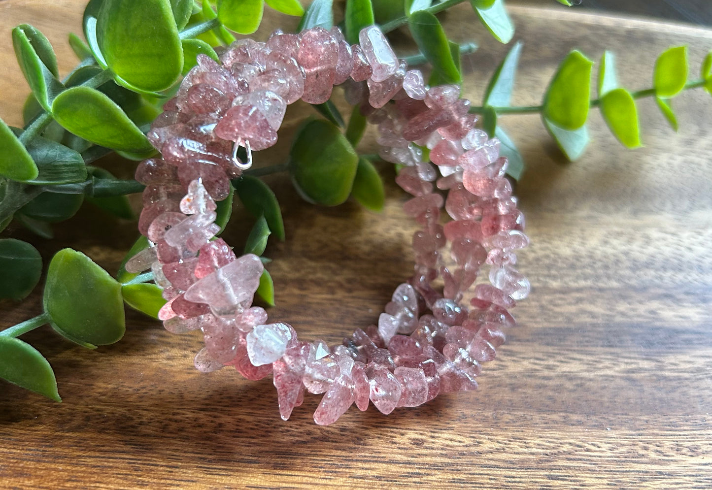 Pink Quartz Bracelet