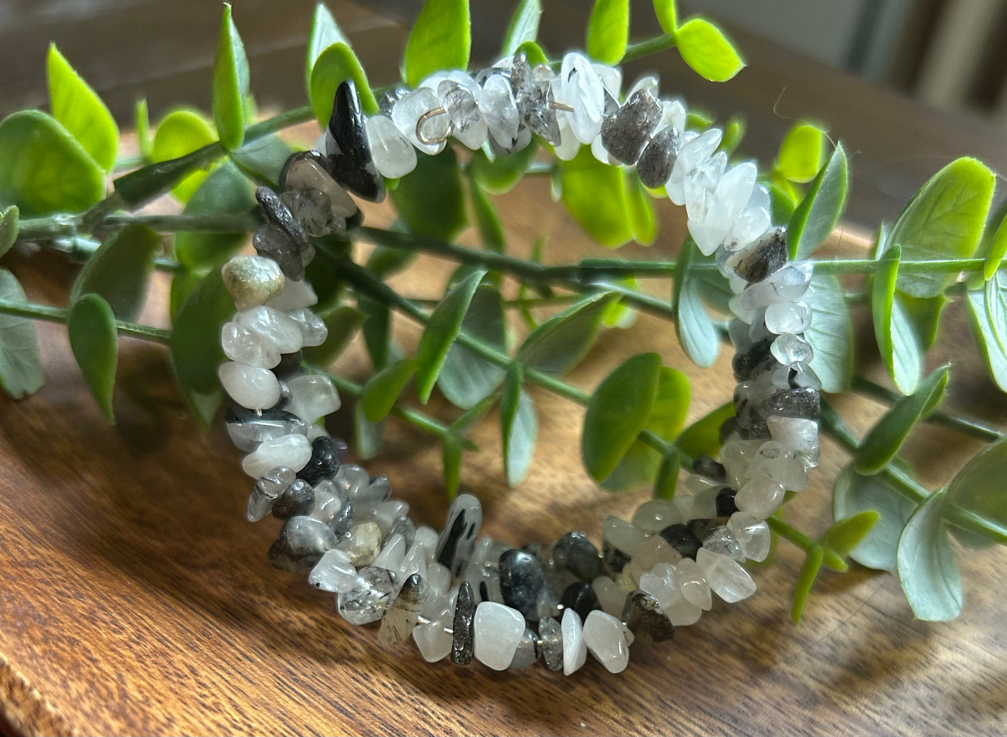 Black and White Quartz Bracelet