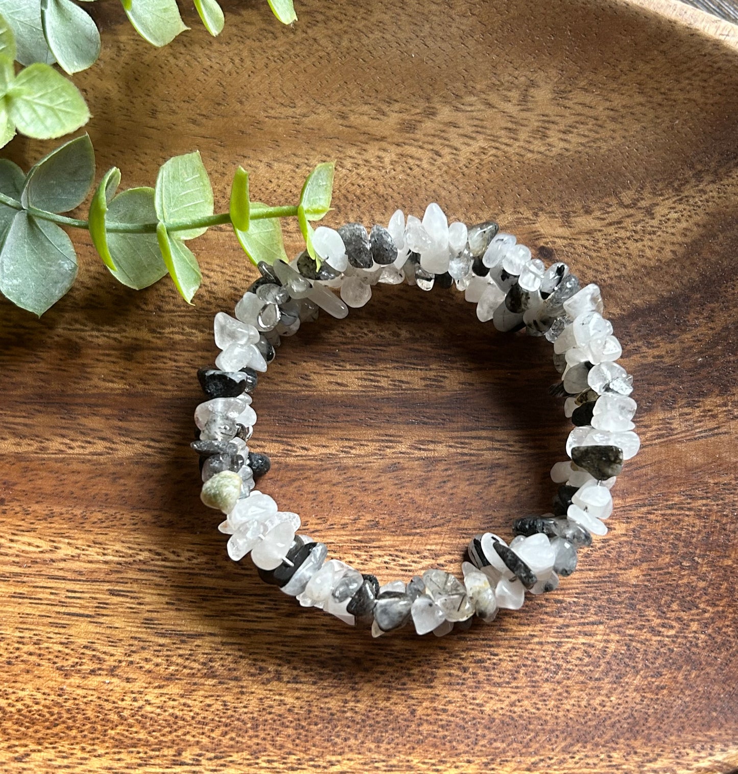 Black and White Quartz Bracelet