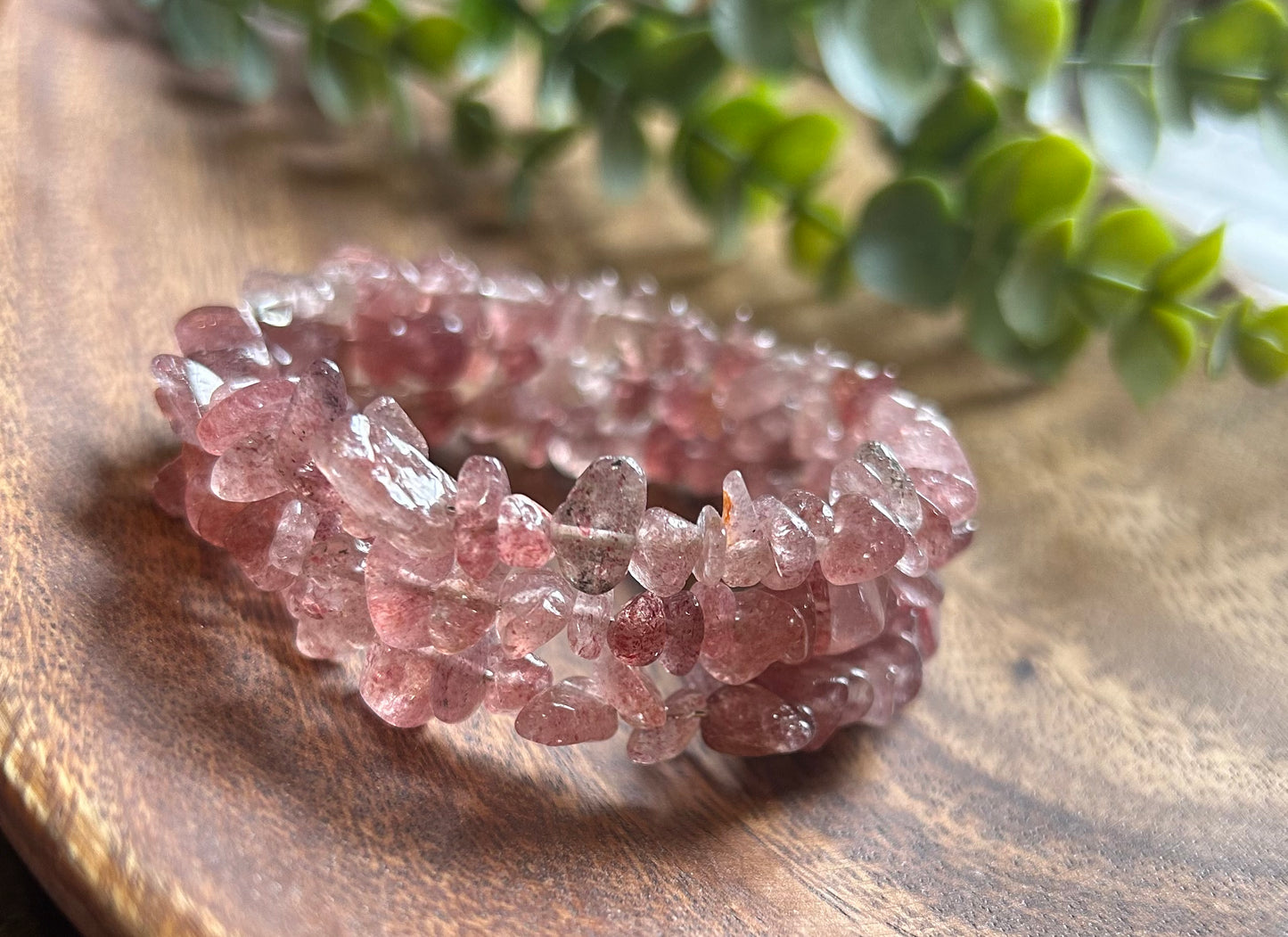 Pink Quartz Bracelet