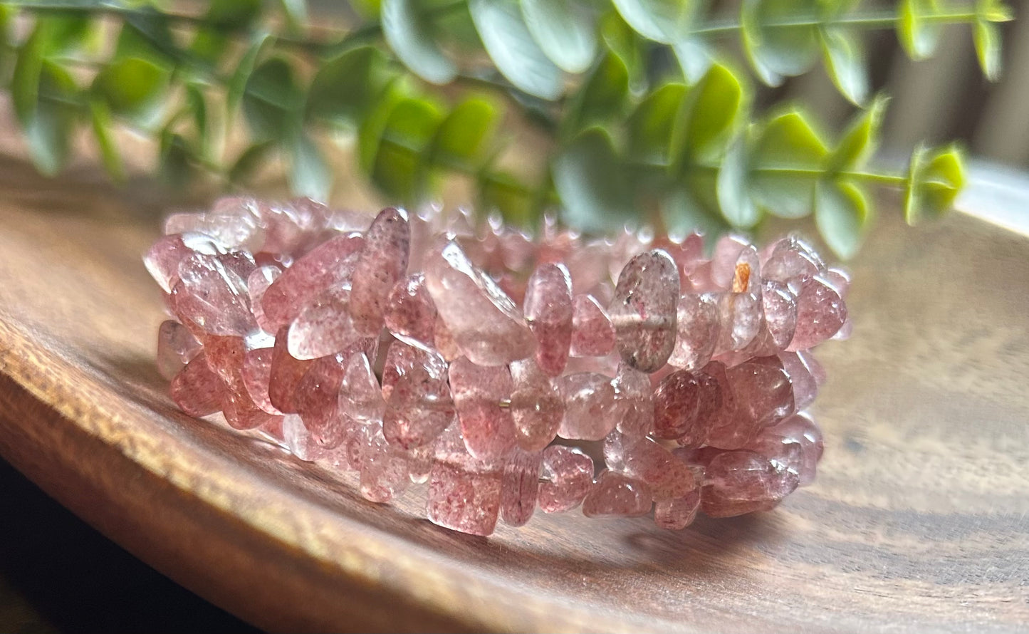 Pink Quartz Bracelet