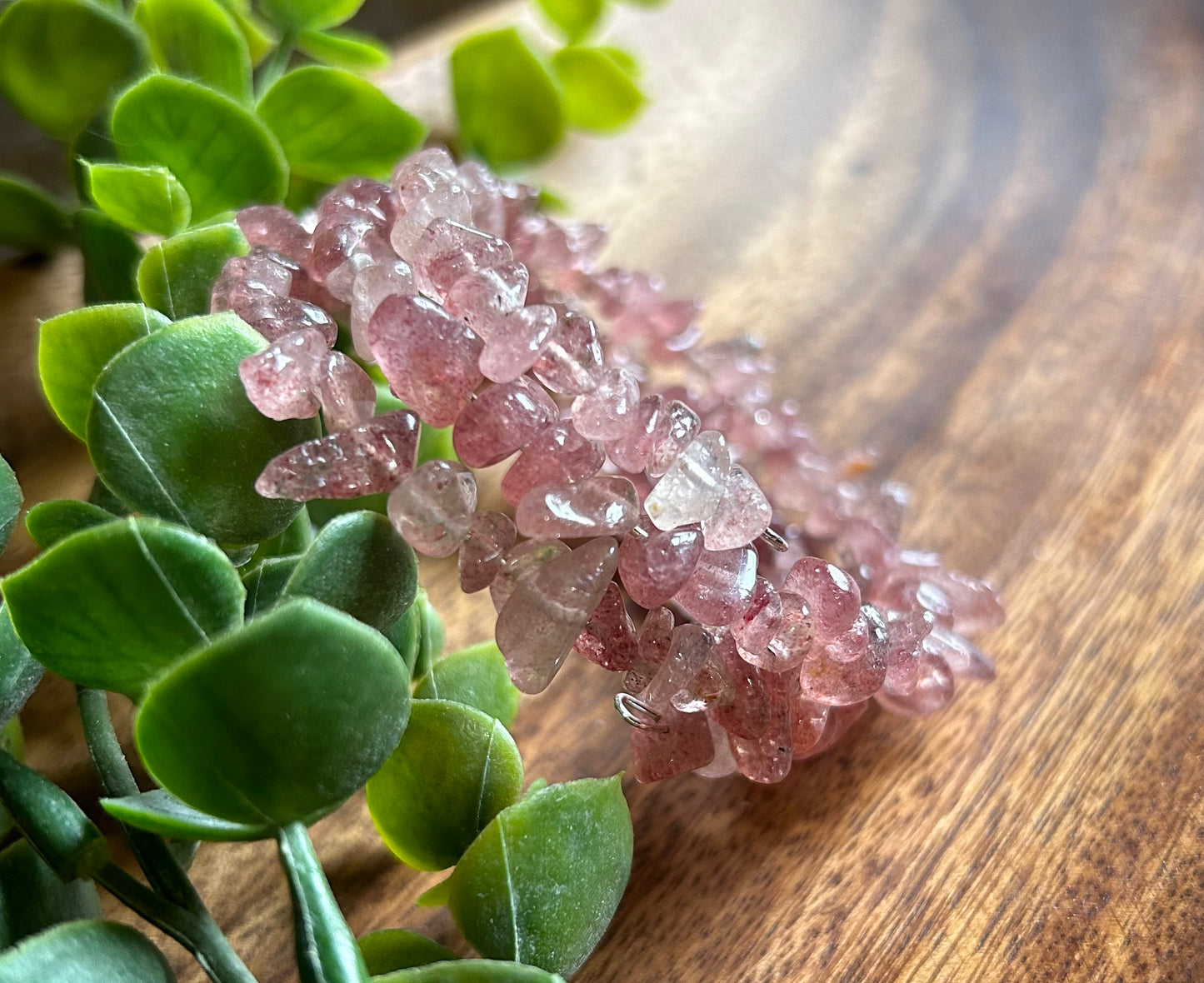 Pink Quartz Bracelet