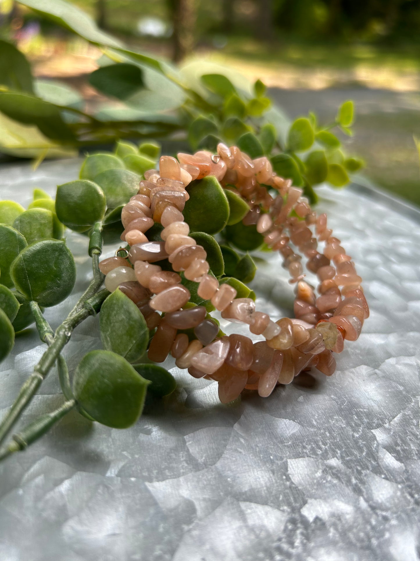 Sunstone Chips Bracelet